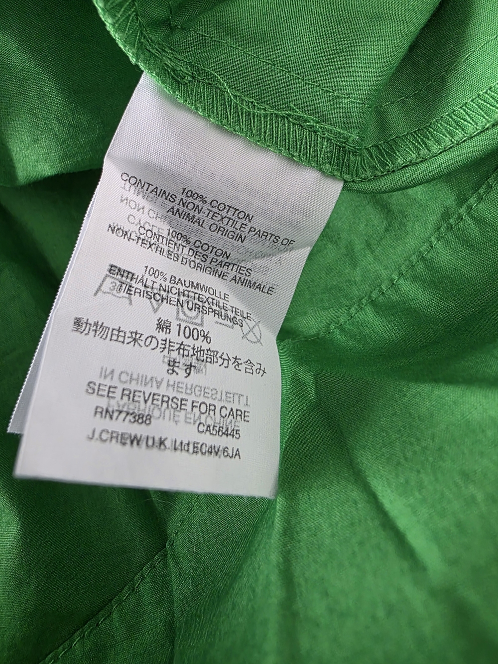 J. Crew Green Button-Front Square Neck Midi Dress with Tie Waist Size 00 - Picture 15 of 16